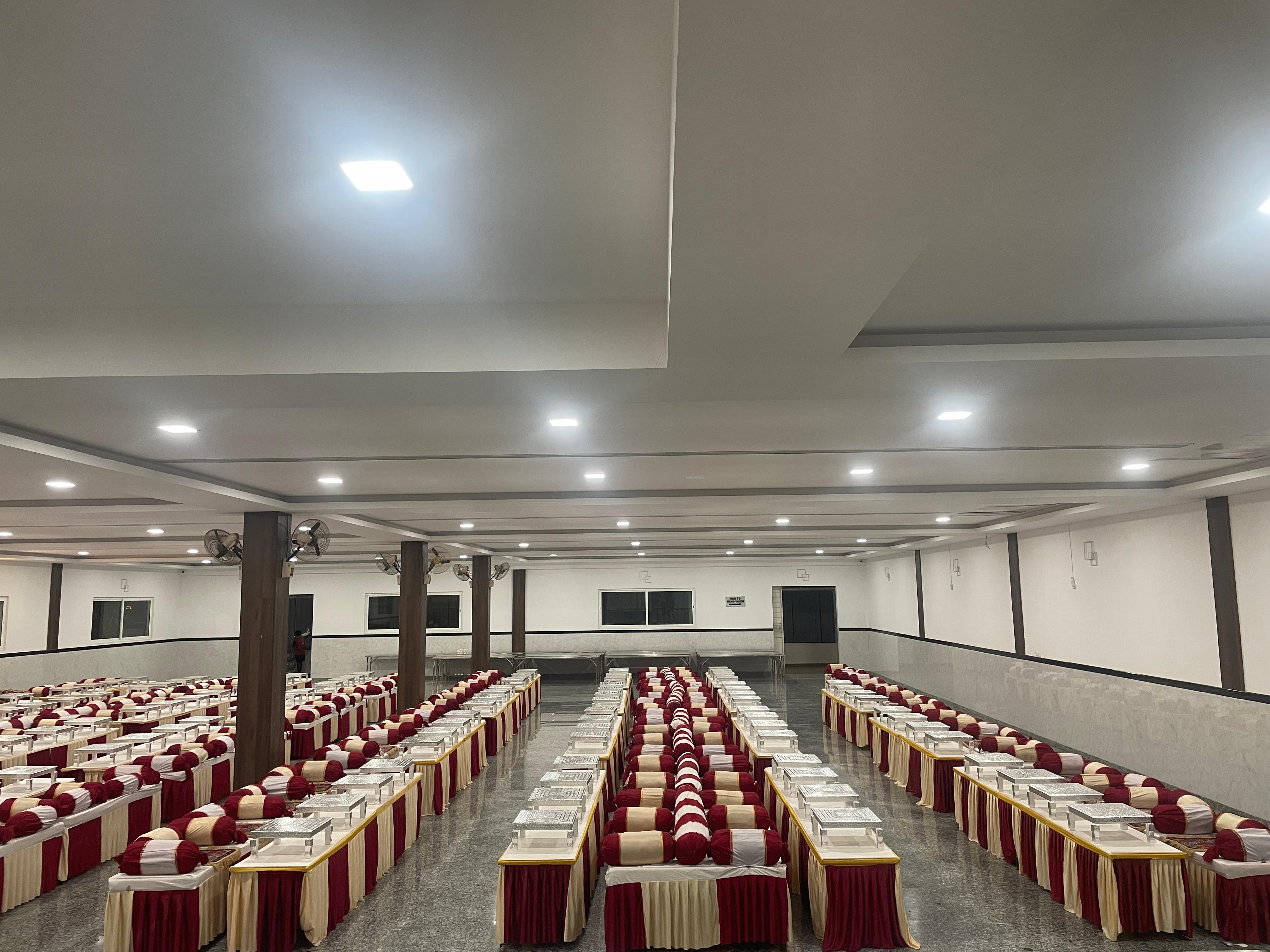 BRS GRANDEUR dining hall buffet layout